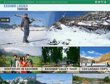 Tablet Screenshot of kashmir-ladakh-tourism.com
